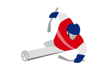 アイスホッケーのイラスト